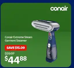 Walmart Conair Extreme Steam Garment Steamer offer