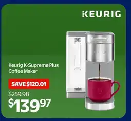 Walmart Keurig K-Supreme Plus Coffee Maker offer