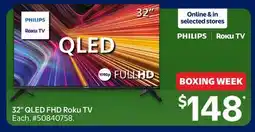 Walmart 32 QLED FHD Roku TV offer