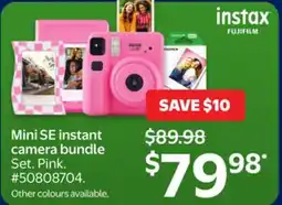 Walmart Mini SE instant camera bundle offer
