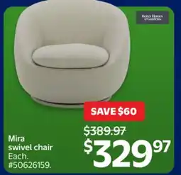 Walmart Mira swivel chair offer