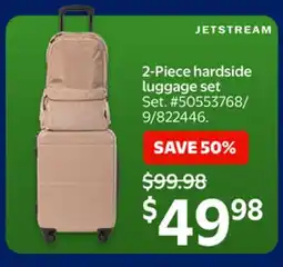Walmart 2-Piece hardside luggage set offer