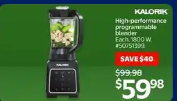 Walmart High-performance programmable blender offer
