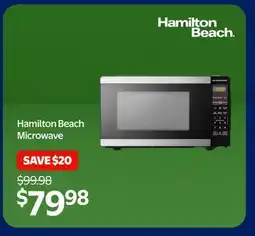 Walmart Hamilton Beach Microwave offer