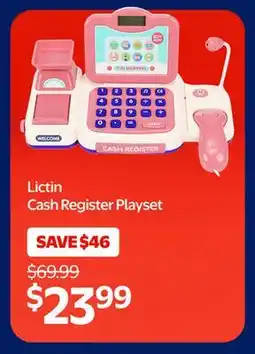 Walmart Lictin Cash Register Playset offer