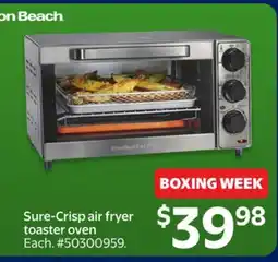 Walmart Sure-Crisp air fryer toaster oven offer