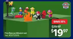 Walmart Fire Rescue Mission set offer