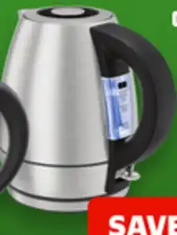 Walmart 1.2 L Glass or stainless steel kettle offer