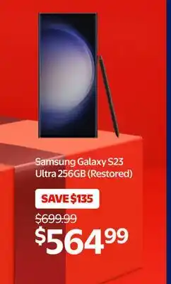 Walmart Samsung Galaxy S23 Ultra (Restored) offer