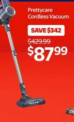 Walmart Prettycare Cordless Vacuum offer