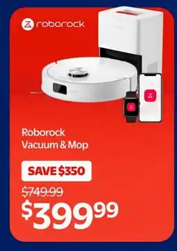 Walmart Roborock Vacuum & Mop offer