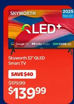 Walmart Skyworth 32 QLED Smart TV offer