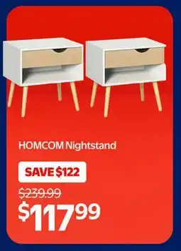 Walmart HOMECOM Nightstand offer