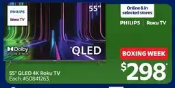 Walmart 55 QLED 4K Roku TV offer