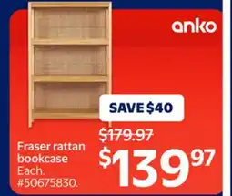 Walmart Fraser rattan bookcase offer
