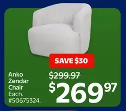 Walmart Anko Zendar Chair offer