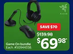 Walmart Game On bundle offer