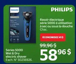Walmart Series 5000 Wet & Dry electric shaver offer