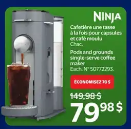 Walmart Pods and grounds single-serve coffee maker offer