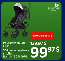 Walmart SD Lite convenience stroller offer