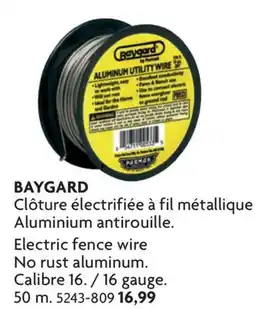 Home Hardware Electric. fence wirNoe rust aluminum.Calibre 16. / 16 gauge.50 m offer