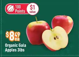 Healthy Planet Organic Gala Apples offer