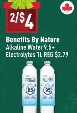 Healthy Planet Benefits By Nature Alkaline Water 9.5 + Electrolytes offer