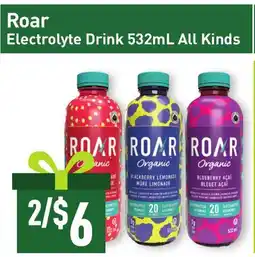 Healthy Planet Roar Electrolyte Drink offer