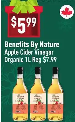 Healthy Planet Benefits By Nature Apple Cider Vinegar Organic offer