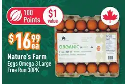 Healthy Planet Nature's Farm Eggs Omega offer