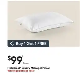 Dormez Vous Fieldcrest Luxury Microgel Pillow offer