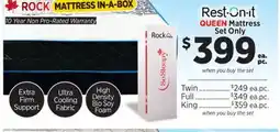 Surplus Furniture Rock Queen Mattress Set offer