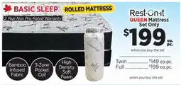 Surplus Furniture Basic Sleep Queen Mattress Set offer