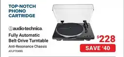 Visions Electronics audio-technica Fully Automatic Belt-Drive Turntable offer