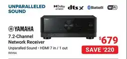 Visions Electronics Yamaha 7.2-Channel Network Receiver offer
