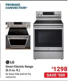 Visions Electronics LG Smart Electric Range (6.3 cu. ft.) offer