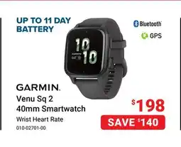 Visions Electronics GARMIN Venu Sq 2 40mm Smartwatch offer