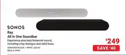 Visions Electronics Ray All in One Soundbar offer