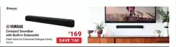 Visions Electronics Compact Soundbar with Built-in Subwoofer offer