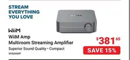 Visions Electronics WiiM Amp Multiroom Streaming Amplifier offer