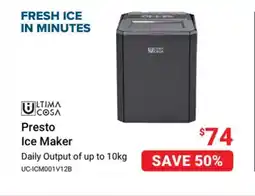 Visions Electronics Ultima Cosa Presto Ice Maker offer
