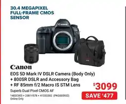 Visions Electronics Canon EOS 5D Mark IV DSLR Camera (Body Only) offer