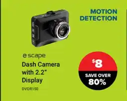 Visions Electronics Dash Camera with 2.2 Display offer