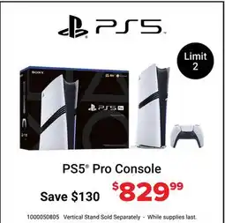 Visions Electronics PS5 Pro Console offer