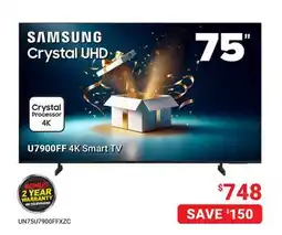 Visions Electronics 75 U7900FF 4K Smart TV offer