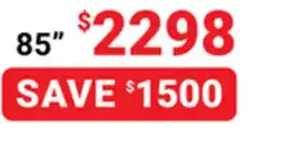 Visions Electronics 85 LG Mini LED QNED EVO offer