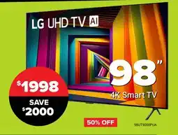 Visions Electronics LG 98 4K Smart TV offer