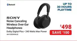 Visions Electronics Sony Noise Canceling Wireless Over-Ear Headphones offer