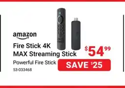 Visions Electronics Fire Stick 4K MAX Streaming Stick offer