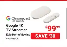 Visions Electronics Google 4K TV Streamer offer